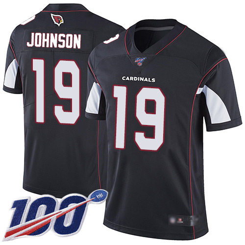 Arizona Cardinals Limited Black Men KeeSean Johnson Alternate Jersey NFL Football #19 100th Season Vapor Untouchable->arizona cardinals->NFL Jersey